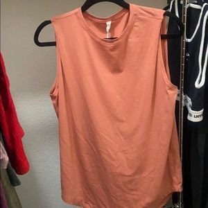 Size 6 coral lulu tank top